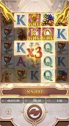 Midas Fortune · Penyelarasan simbol emas dan notifikasi pemicu Midas Gold